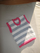 Load image into Gallery viewer, Sporty Baby Vest (knitting pattern)