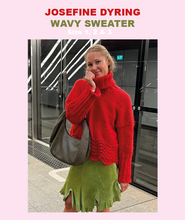 Load image into Gallery viewer, Wavy Sweater Knitting Pattern