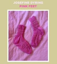 Load image into Gallery viewer, Pink Feet knitting pattern