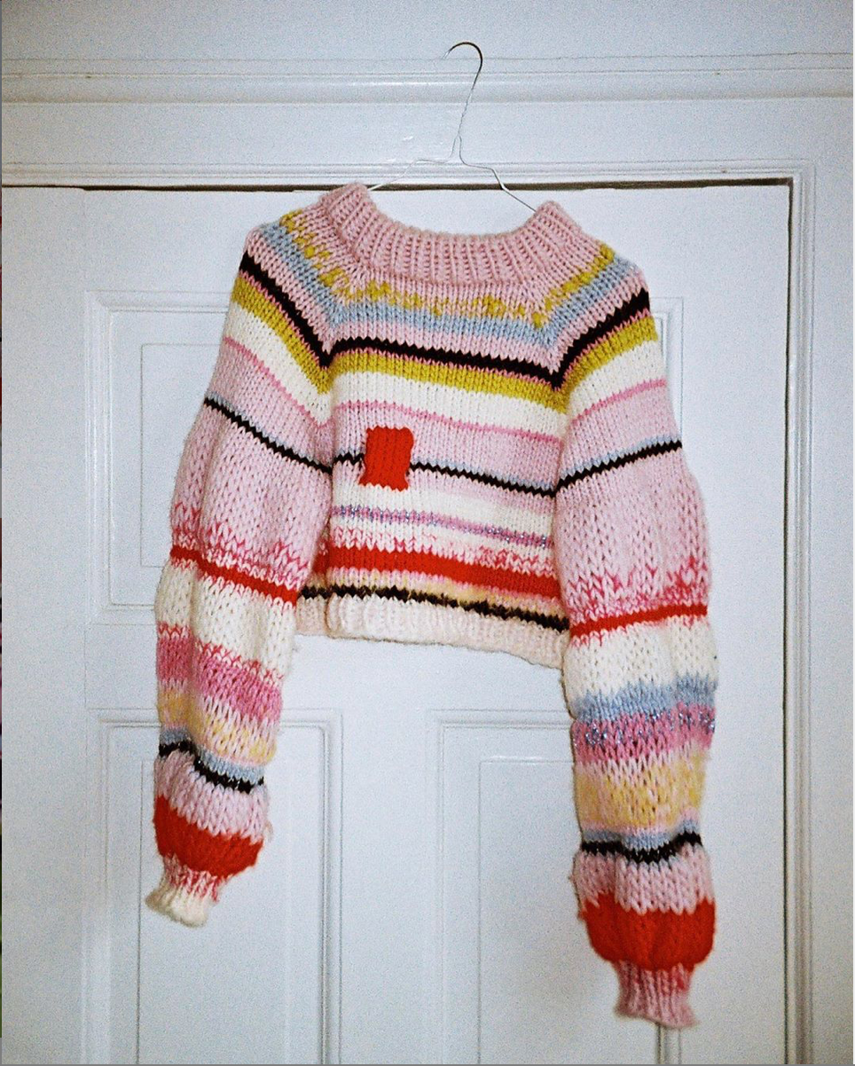 The Bubble Sweater knitting pattern