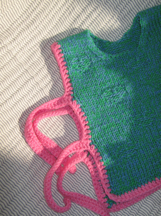 Baby I Heart Vest (knitting pattern)