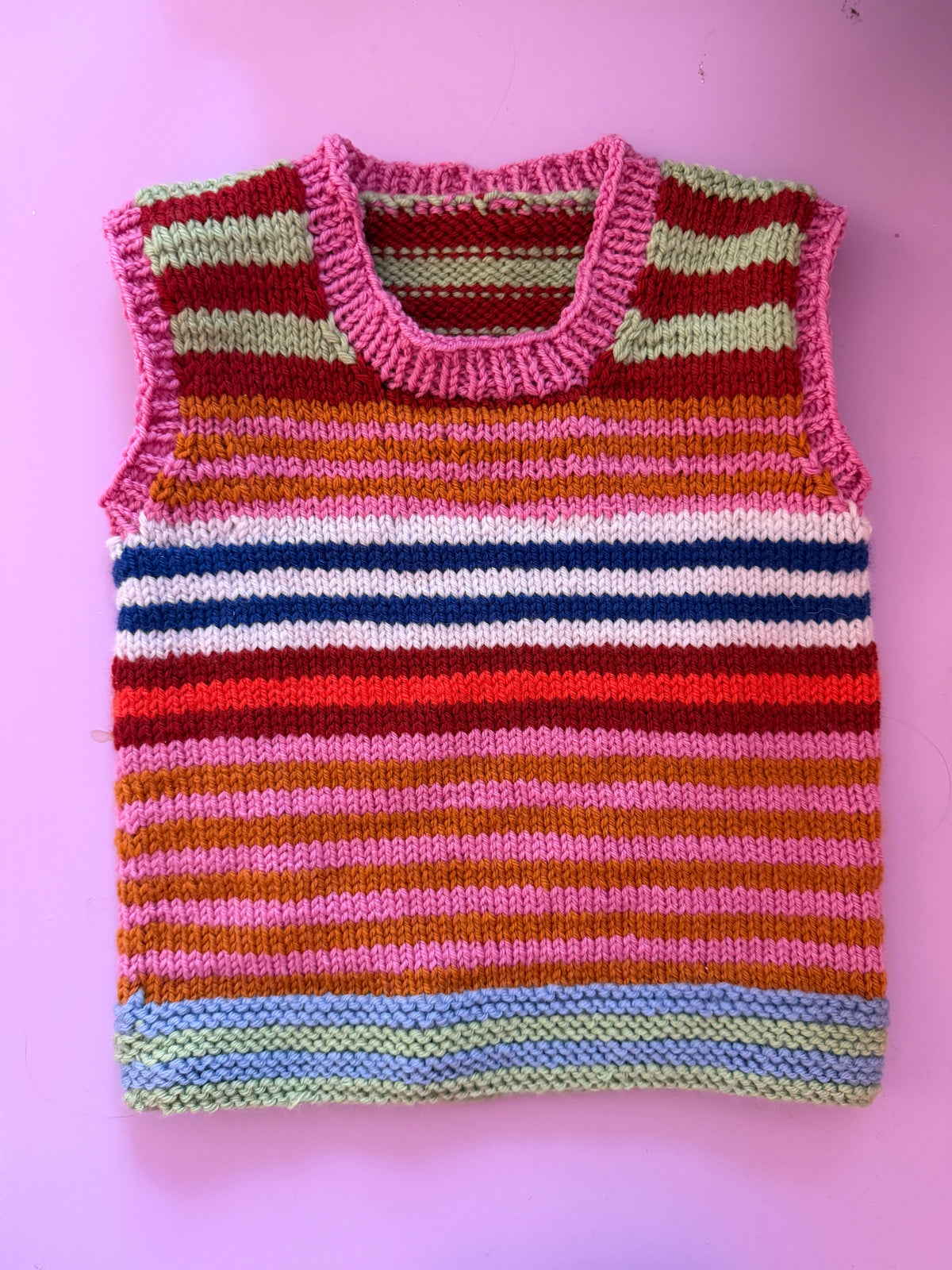 Family Vest knitting pattern