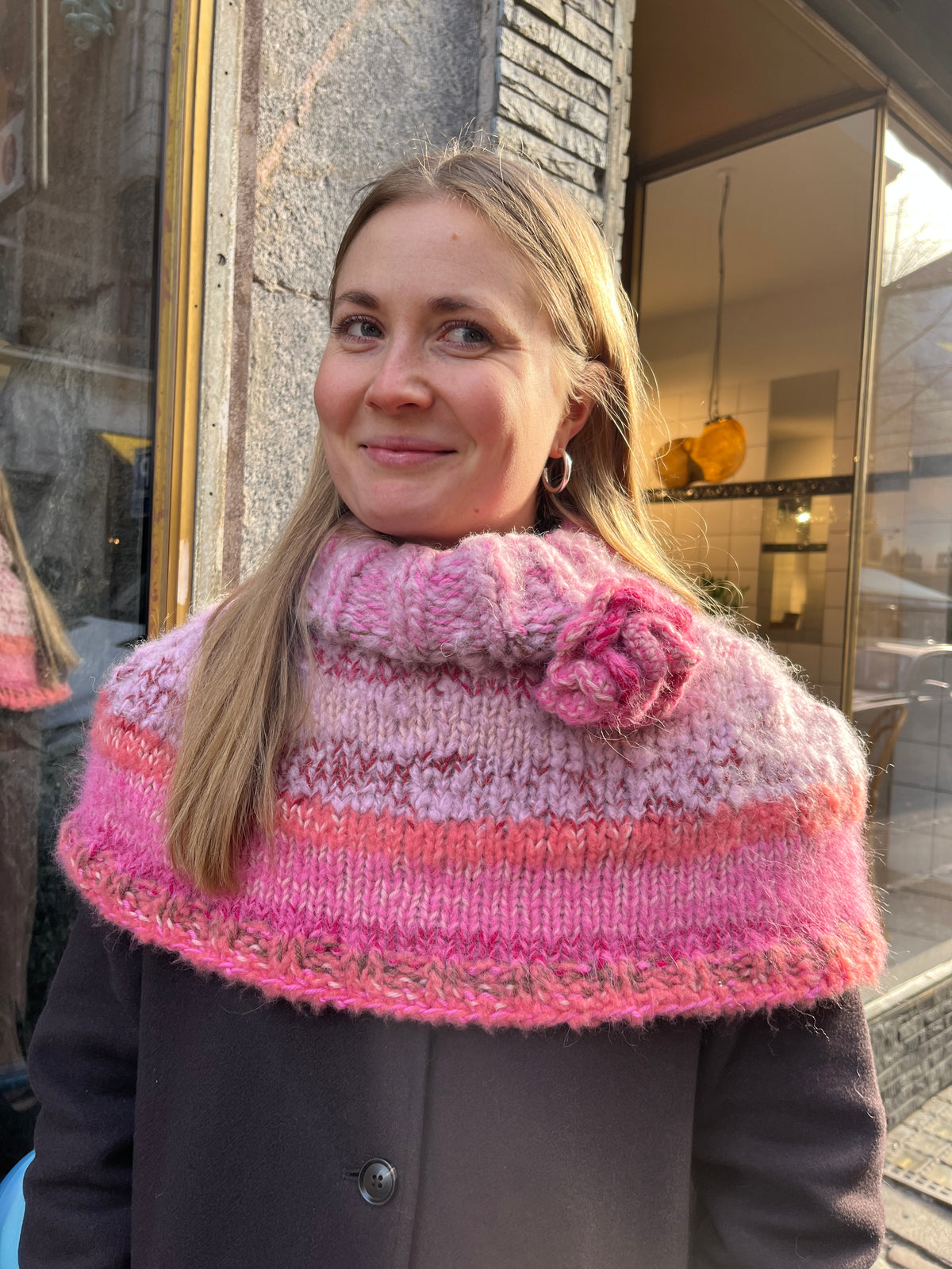 Flower Poncho Knit Kit