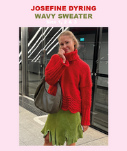 Load image into Gallery viewer, Wavy Sweater Knitting Pattern
