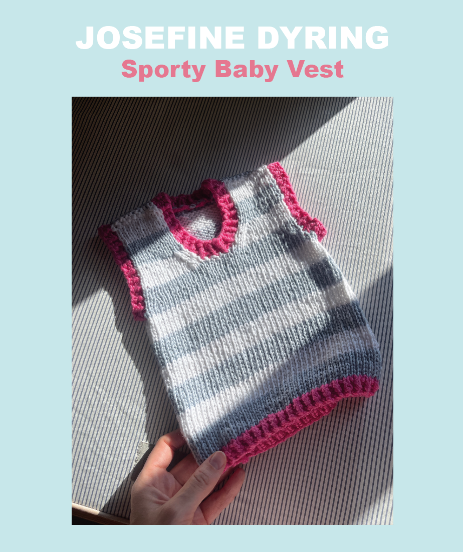 Sporty Baby Vest (knitting pattern)