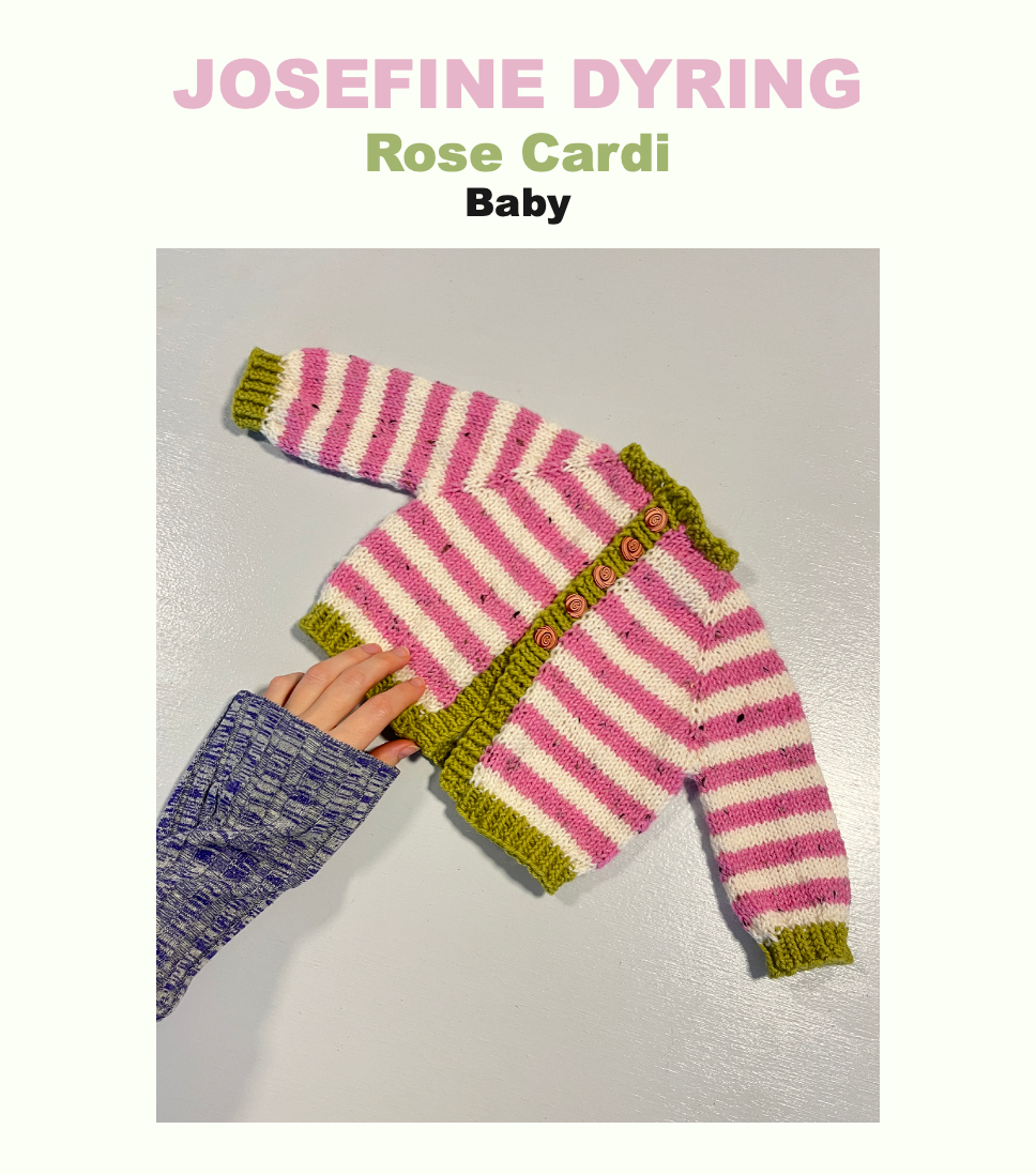 Baby Rose Cardi (knitting pattern)