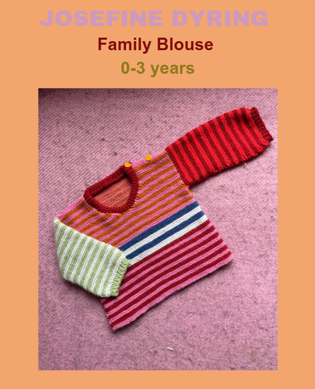 Family Blouse knitting pattern