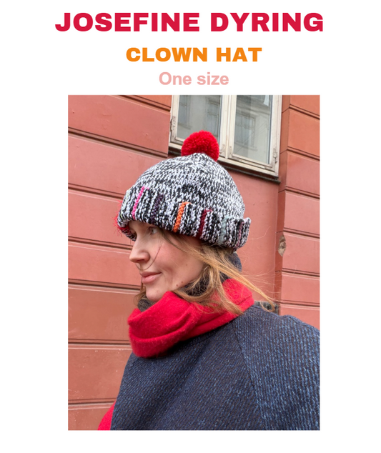 Clown Hat knitting pattern
