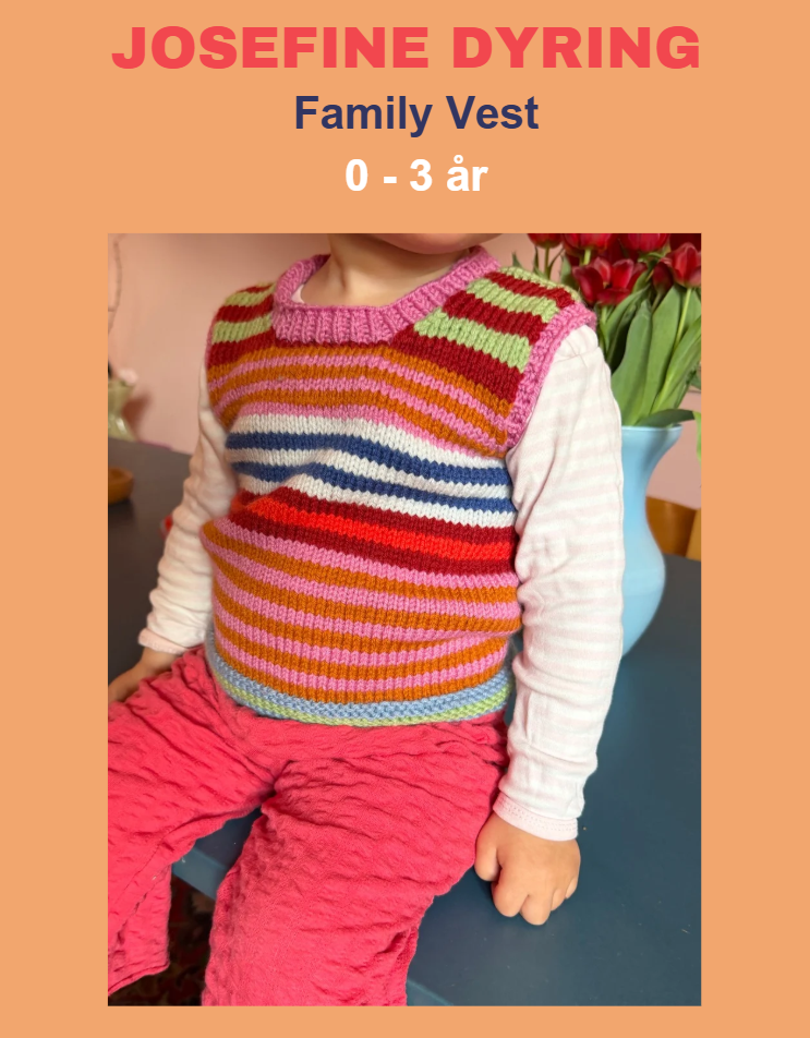 Family Vest knitting pattern