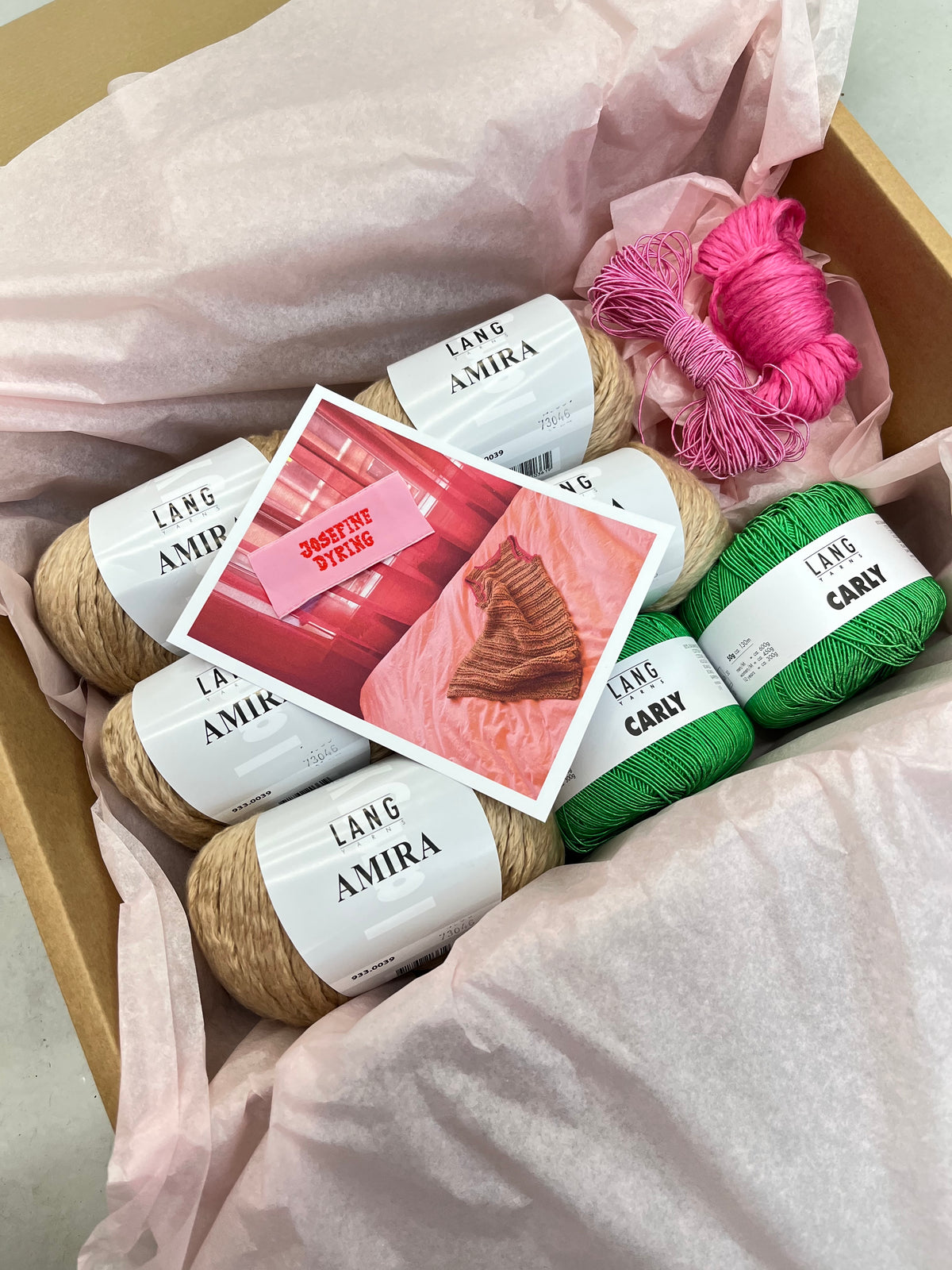 Spring dress knitting kit