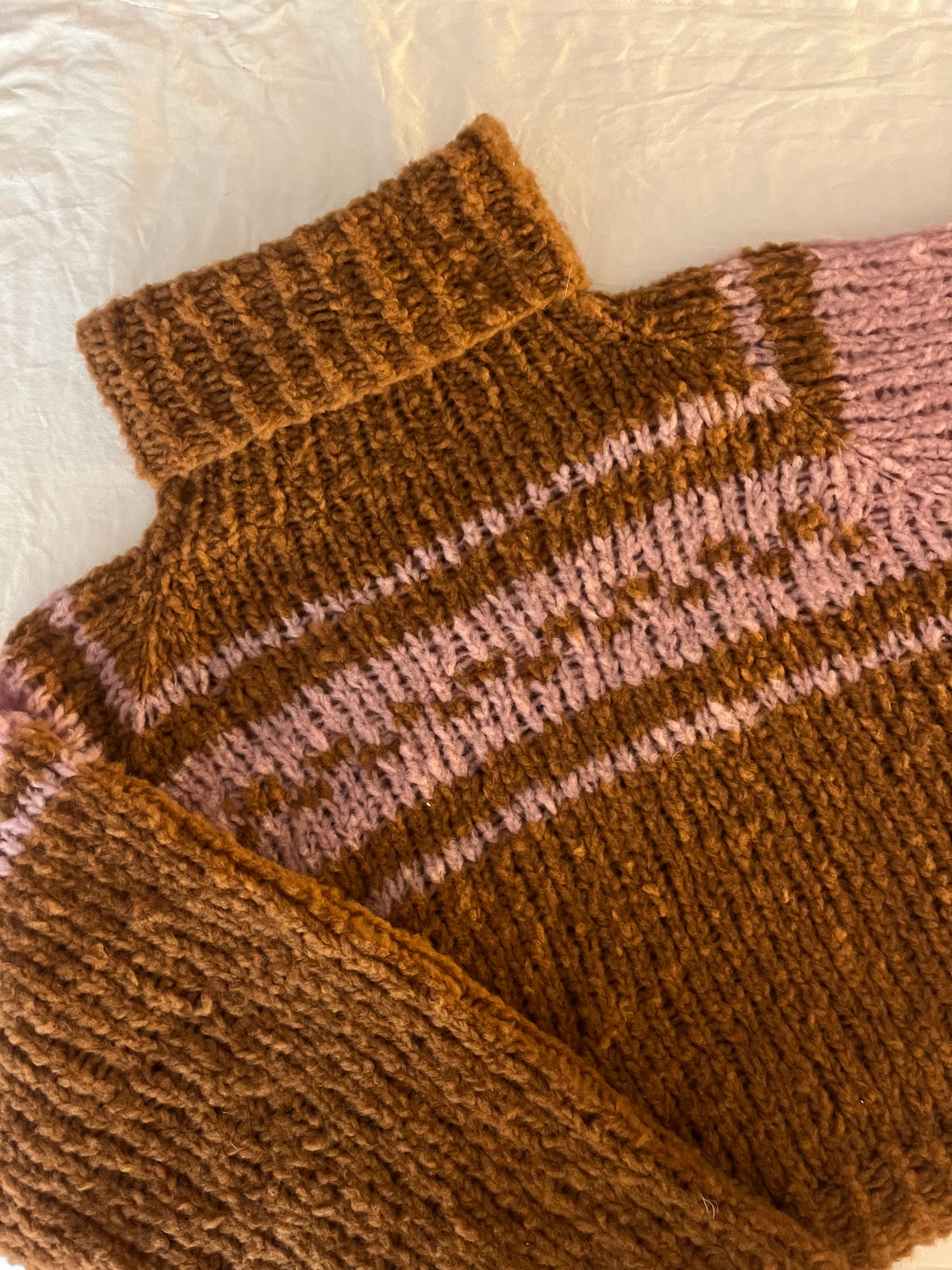 Teddy sweater knitting pattern