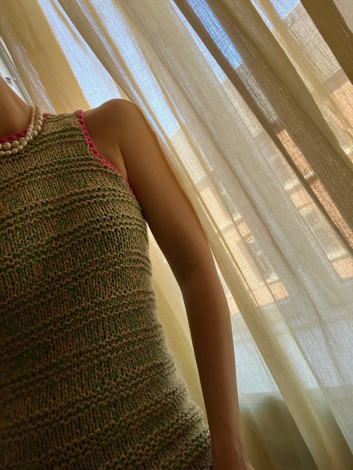 Spring dress knitting kit