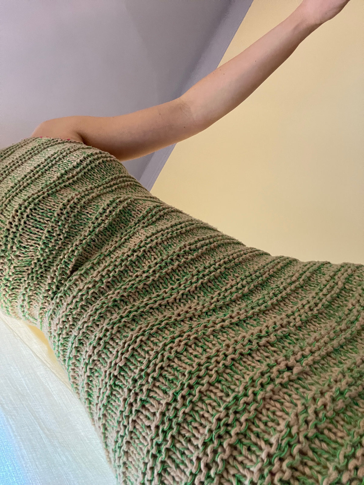 Spring dress knitting pattern