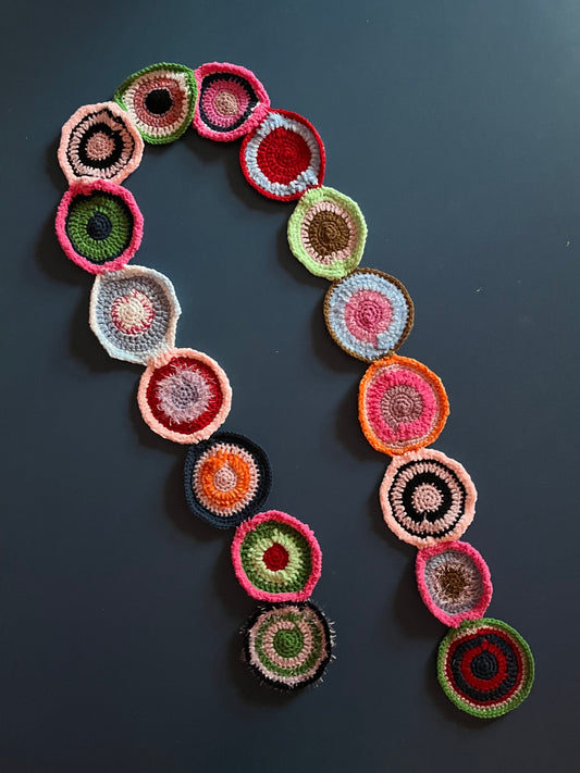 Rosetta scarf crochet kit