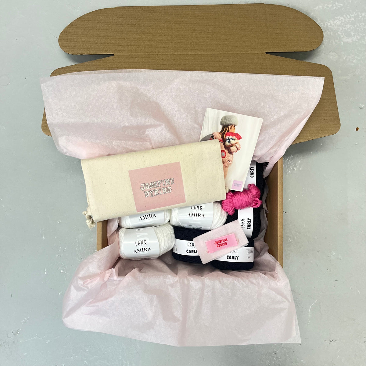 Spring dress knitting kit
