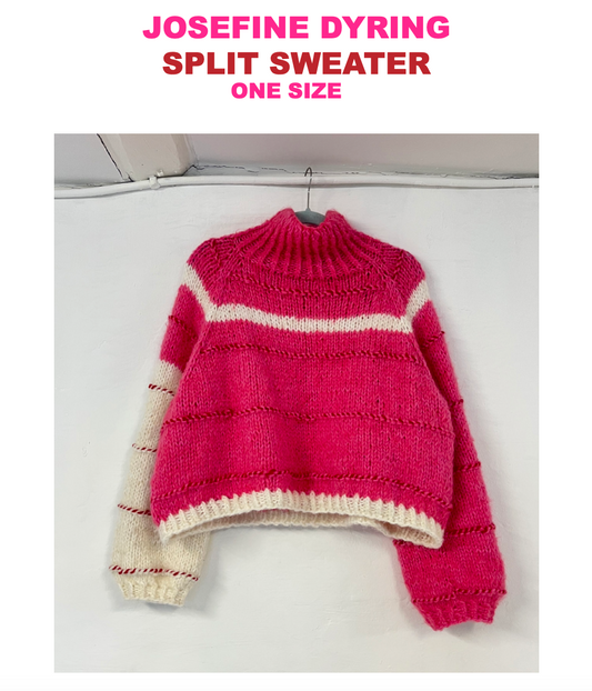 Split Sweater knitting pattern