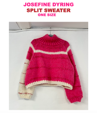 Load image into Gallery viewer, Split Sweater knitting pattern
