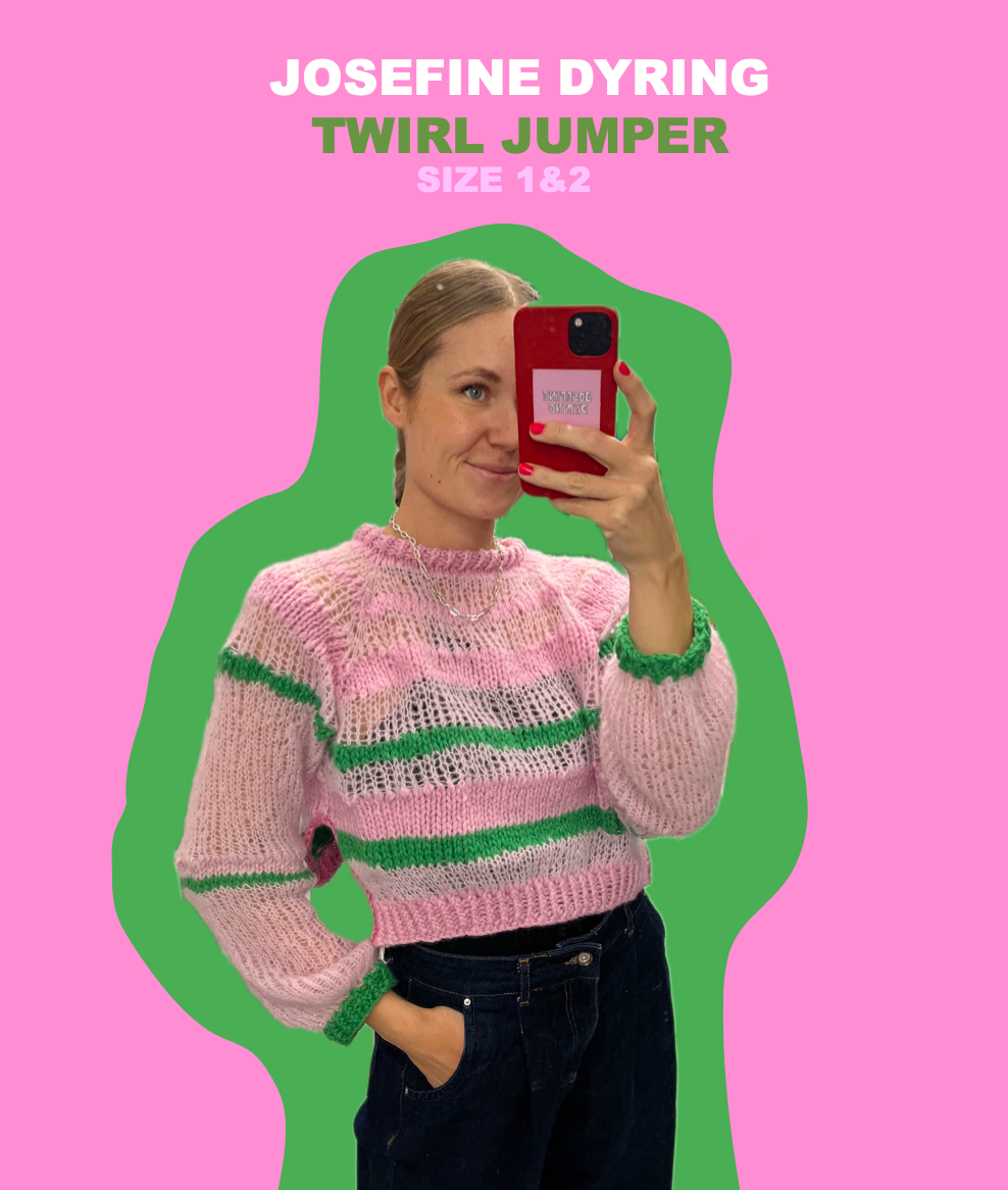 Twirl Jumper knitting pattern