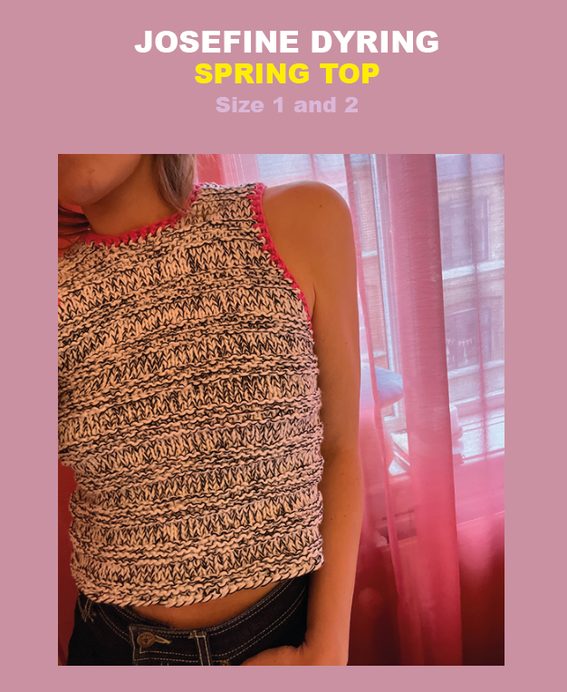 Spring top knitting pattern