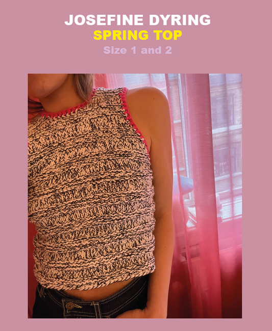 Spring top knitting pattern