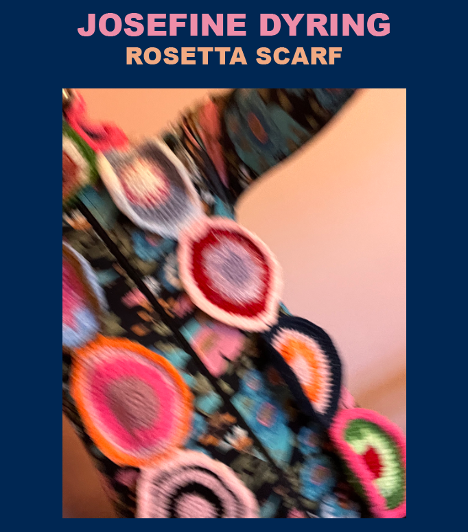 Rosetta scarf crochet pattern