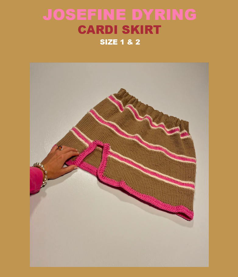 Cardi skirt knitting pattern