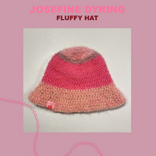 Load image into Gallery viewer, Fluffy hat crochet pattern
